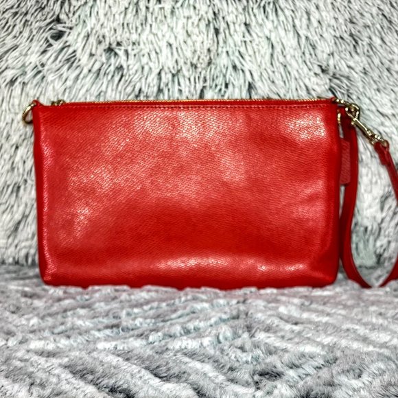 NWT - COACH POP-UP POUCH IN BI-COLOR CROSSGRAIN LEATHER (F53014) - Picture 3 of 6